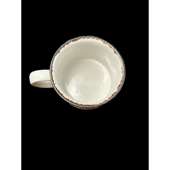 Set 2 Vintage Stonehenge Midwinter Sun Coffee Mug Cup MCM Yellow Brown Speckle - Picture 6 of 9